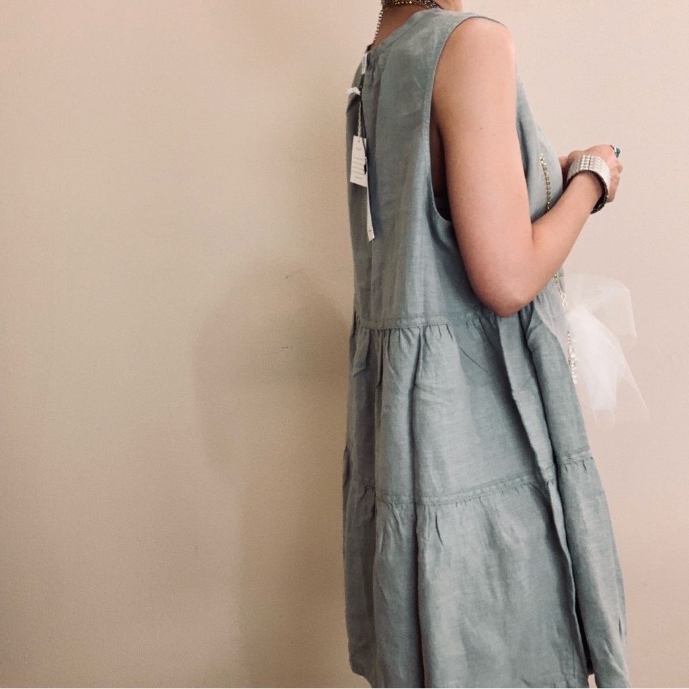 Brand New 100% linen dress  Lucky brand - Picture 5 of 13